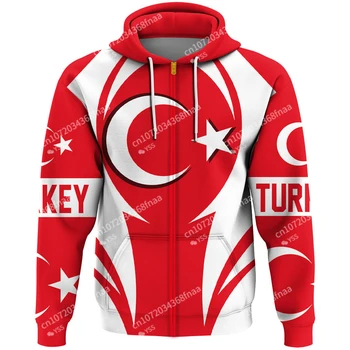 Новая куртка с капюшоном с гербом Турции, мужская куртка с капюшоном, пуловер с принтом флага Турции, толстовка, спортивный костюм, топы Унисекс, Мужская одежда на заказ  10