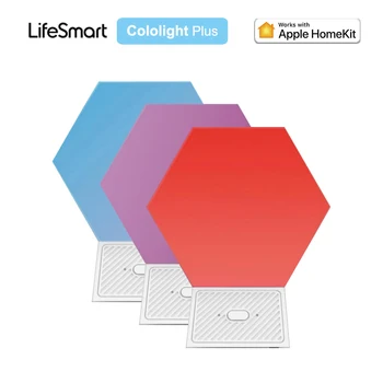 LifeSmart Cololight Plus с умными светодиодными панелями для танцев под музыку DIY Quantum Light Работает с Apple HomeKit Google Alexa  4