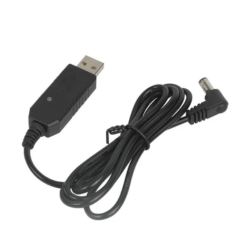 Зарядное устройство для портативной рации, автомобильное зарядное устройство, кабель усиления, USB-шнур питания для зарядного адаптера Baofeng UV5R UV82 UV9R  10