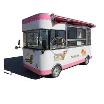 Тележка для перевозки мороженого, хот-догов, тележка для перевозки еды на заказ розового цвета  10