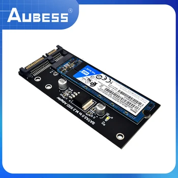 Aubess M.2 SATA адаптер M2-SATA3 Адаптер NGFF Карта преобразования твердотельного накопителя SSD в карту преобразования интерфейса 6G  10