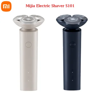 Умная портативная гибкая бритва Xiaomi Mijia с 3 головками для сухого и влажного бритья, моющаяся мужская бритва  0