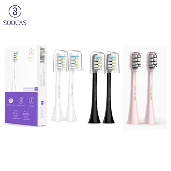 Оригинальные Сменные Головки Зубных щеток SOOCAS X3 X1 X5 SOOCARE X1 X3 Sonic Электрическая Насадка Для Зубной Щетки Smart Toothbrush  0