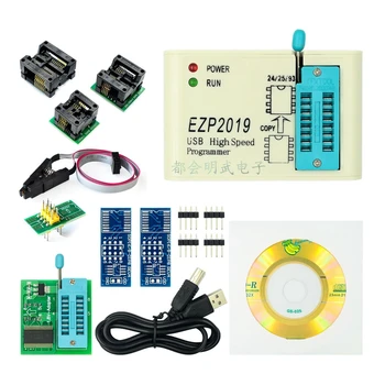 Новый EZP2019 EZP2020 Высокоскоростной USB SPI программатор Лучше, чем EZP2013 EZP2010 2011поддержка 24 25 26 93 EEPROM 25 Flash Bios  5