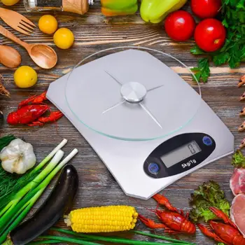 электронные весы для выпечки весом 5 кг, Мини-кухонные Весы, кухонные электронные весы, Кухонный Измерительный инструмент  5
