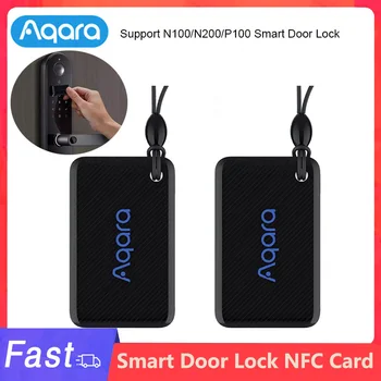 Новейший Смарт-Дверной Замок Aqara С Поддержкой NFC-карты Aqara Smart Door Lock Серии N и P App Control EAL5 + Чип Для Домашней Безопасности  4