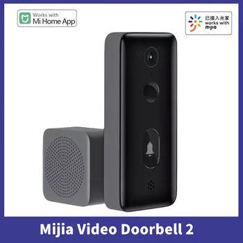 Для Mijia Video Doorbell 2 wifi дверной звонок Ai Smart Швейцар Обнаружение Человека 3-Дневное Облачное Хранилище Изменение Голоса 2-Полосный Разговор Ночное Видение  10