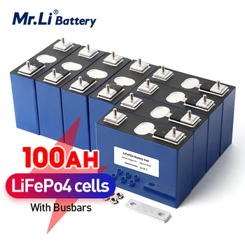 Mr.Li Lifepo4 Аккумуляторные Элементы 3.2 V 100Ah Аккумуляторная Батарея Литий Железный DIY 12V 24V 48V 100Ah Для Электромобиля RV Солнечной Энергии  5