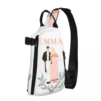 Сумки через плечо Emma Classic Movie, Джейн Остин, Кавайная нагрудная сумка, мужская мотоциклетная сумка-слинг, маленькие сумки с принтом для телефона  5