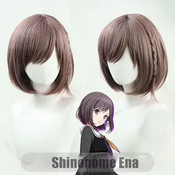 Косплей-парик Shinonome Ena Аниме игровой проект Sekai КРАСОЧНАЯ СЦЕНА! Косплей-парик Enanan Shinonome Ena Wig Короткие вечерние парики в стиле  0
