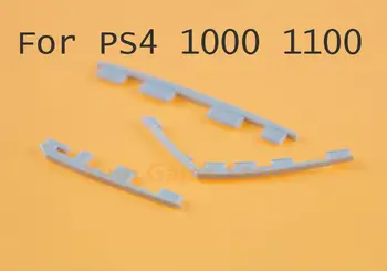 20 комплектов силиконовых ножек, накладка для Sony PS4 1000 1100, нижняя подушка, Пластиковая полоска для Playstation 4 PS4, белый, черный  10