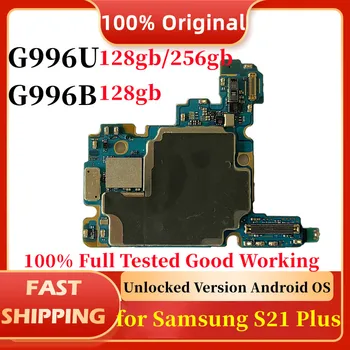 Разблокированный Оригинал для Samsung Galaxy S21 Plus Материнская Плата 128 гб 256 гб G996B G996U Ес США Материнская Плата Полнофункциональная Логическая Плата  0