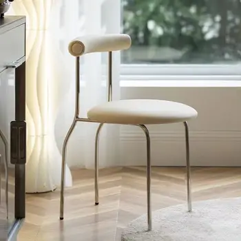Стулья для гостиной Скандинавские обеденные стулья Современная мебель Кресло Кресло для отдыха Офисное кресло Кресло для макияжа Столы Стулья  5
