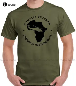 Модная футболка С Коротким Рукавом, Ветеран Сомали, Футболка С Картой Африки Унисекс  5