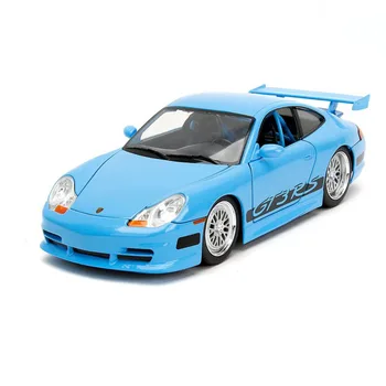Отлитый под давлением в масштабе 1/24 Спортивный автомобиль Porsche 911 GT3 RS Модель Автомобиля Из металлического сплава Коллекция игрушек и украшений для мальчиков  0