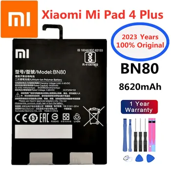 2023 Года Xiaomi Tablet Оригинальный Аккумулятор BN80 Для Xiaomi Pad4 Plus Tablet 4 Pad 4 Plus MiPad4 Plus Bateria 8620mAh Высокого Качества  2