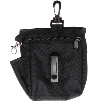 1 шт. x сумка для дрессировки лакомств для домашних животных, черная сумка для дрессировки собак, сумка для лакомств для щенков, сумка для закусок, Кормовая приманка, сумка для еды, поясные сумки  5