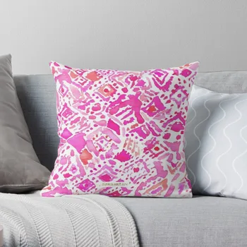 симпатичная геометрическая розовая подушка-плед для роскошной гостиной, декоративные подушки, наволочки, подушки для детей  5