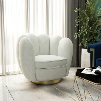 Кресло для гостиной, вращающееся кресло для гостиной отеля, кресло-корзина/современное кресло для отдыха  4