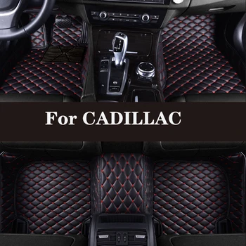 Полностью объемный изготовленный на заказ кожаный автомобильный коврик для CADILLAC CT4 CT5 XT4 CTS (4 двери) CTS-V STS SLS XLR автомобильные аксессуары для интерьера  3
