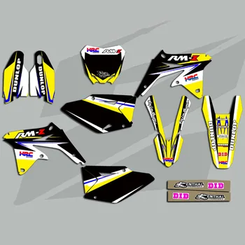 Набор наклеек с персонализированной графикой для мотоциклов для Suzuki RMZ450 2008 2009 2010 2011 2012 2013 2014 2015 2016 2017 RMZ-450  5