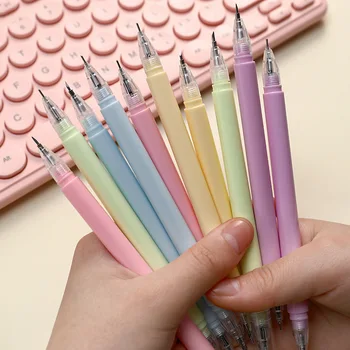 Креативная многофункциональная гелевая ручка с универсальным ножом, ручки ярких цветов для офиса, школьные канцелярские принадлежности, инструмент для письма  5