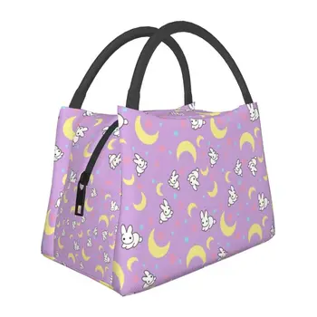 Женская сумка для ланча с изоляцией Usagi, герметичный кулер Sailors Moon, Термосумка для ланча, Офисная сумка для пикника и путешествий  5