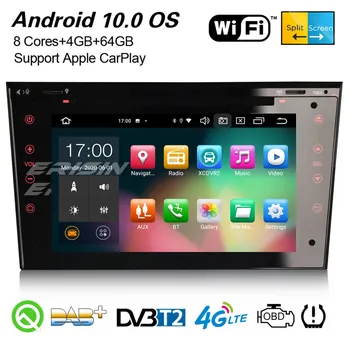 Erisin 8173 8-Ядерный Android 10,0 DAB + Автомобильный Стерео CarPlay BT WiFi DSP GPS Для Opel Vauxhall Corsa Combo Zafira Vectra Signum Astra  5