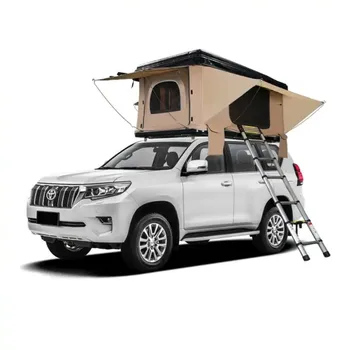 Заводской открытый тент Hardshell Anto для кемпинга, палатка на крыше автомобиля, кровать на крыше роскошного автомобиля, складывающаяся кровать для внедорожника, лампа для лестницы без автомобиля  5