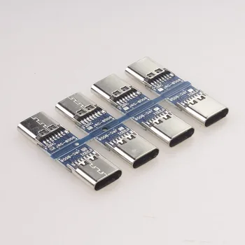Разъем USB 3.1 Type C 14-контактный Штекер 5A Инструменты Электрика diy Комплект адаптеров питания для ноутбука Ferramentas  10