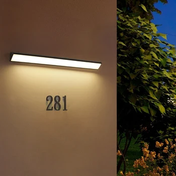 AC85-265V светодиодный настенный светильник для улицы/помещения IP65, водонепроницаемые Современные лампы в минималистском стиле С гарантией 3 года  5
