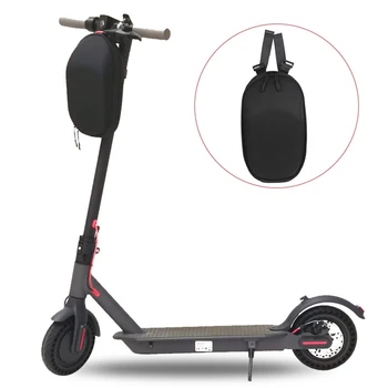 Складной велосипед с жесткой оболочкой EVA, сумки на раме для скутера, сумка для скутера, передние подвесные сумки для скутера, водонепроницаемая сумка для руля для скутера  5