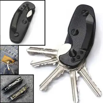 Ключ от роскошного автомобиля, алюминиевый держатель для ключей, папка для ключей, брелок для ключей, карманные инструменты, органайзер для ключей, чехол, сумка для ключей, зажим для ключей  5