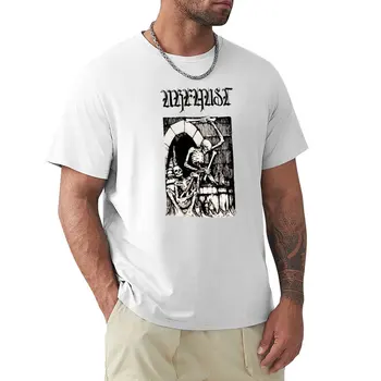 Футболка Urfaust, черные футболки больших размеров, летние мужские футболки с графическим рисунком в стиле хип-хоп  5