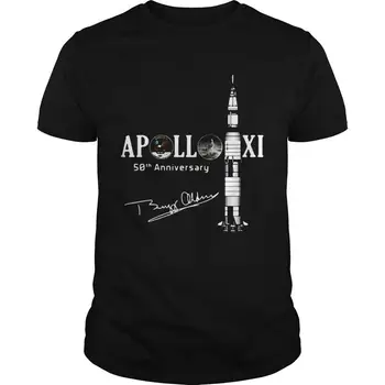 50-Летие Apollo 11 С астронавтом Apollo Баззом Олдрином, Фирменная Мужская футболка, Модная Футболка Homme Create С Круглым вырезом  5