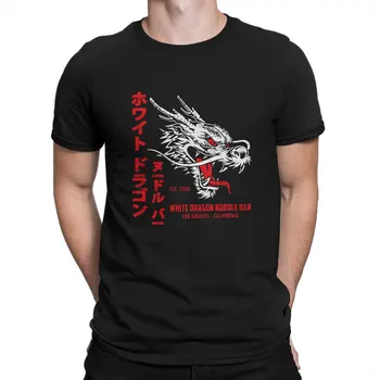 Бегущий по лезвию 2049 Новейшая футболка для мужчин White Dragon Noodle Bar Красная футболка с круглым вырезом Персонализация подарков на День рождения Уличная одежда  1