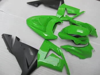 Высококачественные Пластиковые Комплекты Обтекателей Для Kawasaki ZX10R 2004 2005 NINJA ZX 10R 04 05 Зеленый Матово-Черный Комплект Обтекателей SZ34  0