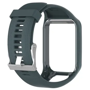 Для TomTom 2 3 Runner Spark Music Силиконовый ремешок для часов Браслет Smartwatch Аксессуары с мягким ремешком  5