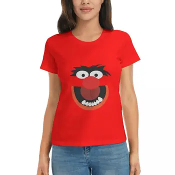 Классическая футболка с изображением животных, женская футболка, летние топы  3