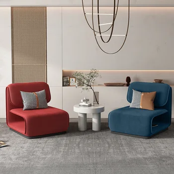 Ленивый диван Мебель для дома, Диваны для гостиной, скандинавская Мебель, Современная Искусственная кожа, Квадратный Съемный Моющийся диван из ткани для отдыха  5