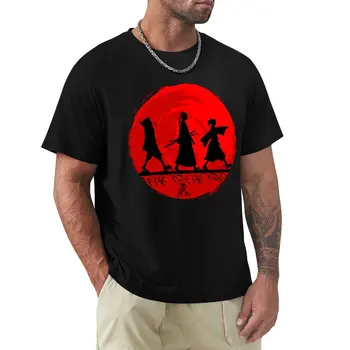 Футболка Samurai, черные футболки, футболка blondie, рубашка с животным принтом для мальчиков, мужская одежда  5
