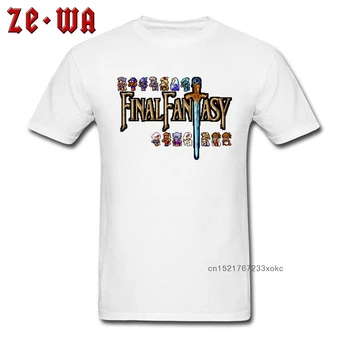 Game Of Roles Футболка Мужская Final Fantasy Футболка Pixel Game Player Футболка 2019 Funky RPG Топ Футболка Мужская Хлопковая Уличная Одежда С надписью  1