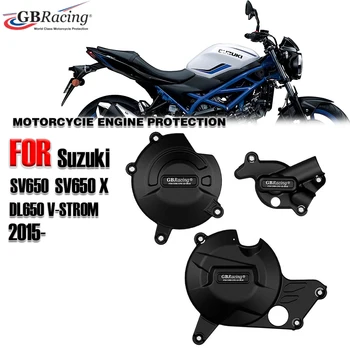 Комплект защиты вторичной крышки двигателя мотоцикла Чехол для GBRaing Для Suzuki SV650 2015-2023 SV650X 2018-2023 DL650 V-STROM 2017  1