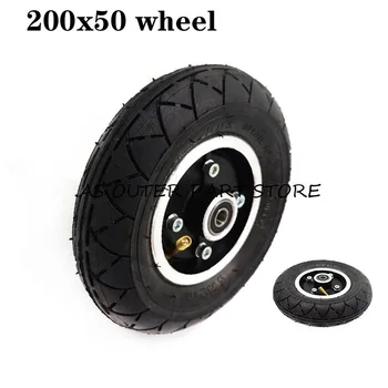 8-Дюймовая шина для электрического скутера 200x50 со ступицей колеса для электрического скутера Speedway Mini 4 Pro Solid Wheel Tire  5