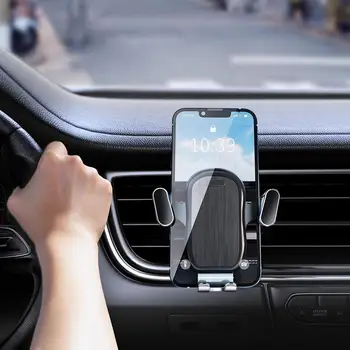 Крепление телефона для автомобиля, регулируемое на 360 градусов, зажим для мобильного телефона, автомобильный держатель телефона для выхода воздуха, универсальный смартфон  5