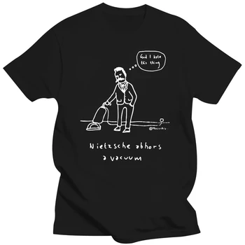Мужская футболка Nietzsche abhors с вакуумным бледным принтом для темных футболок, женская футболка, тройники, топ  5