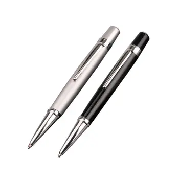 Роскошная мини-металлическая шариковая ручка с роликом 1,0 мм, черные чернила, принадлежности для бизнес-школы, прямая поставка  0