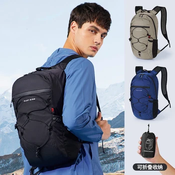 ультралегкий портативный складной рюкзак унисекс, водонепроницаемый, большой емкости, для отдыха на открытом воздухе, для пеших прогулок, для восхождения на гору, рюкзак  10