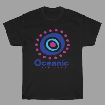 Мужская черная футболка Oceanic Airlines Lost Tv Show, размер от S до 3Xl  5