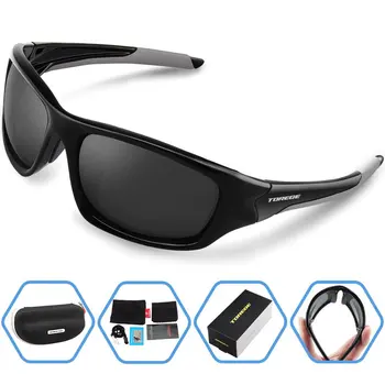 Мужские брендовые дизайнерские поляризованные солнцезащитные очки унисекс для мужчин и женщин Golf TR90 в небьющейся оправе, модные очки в стиле Goggle  5